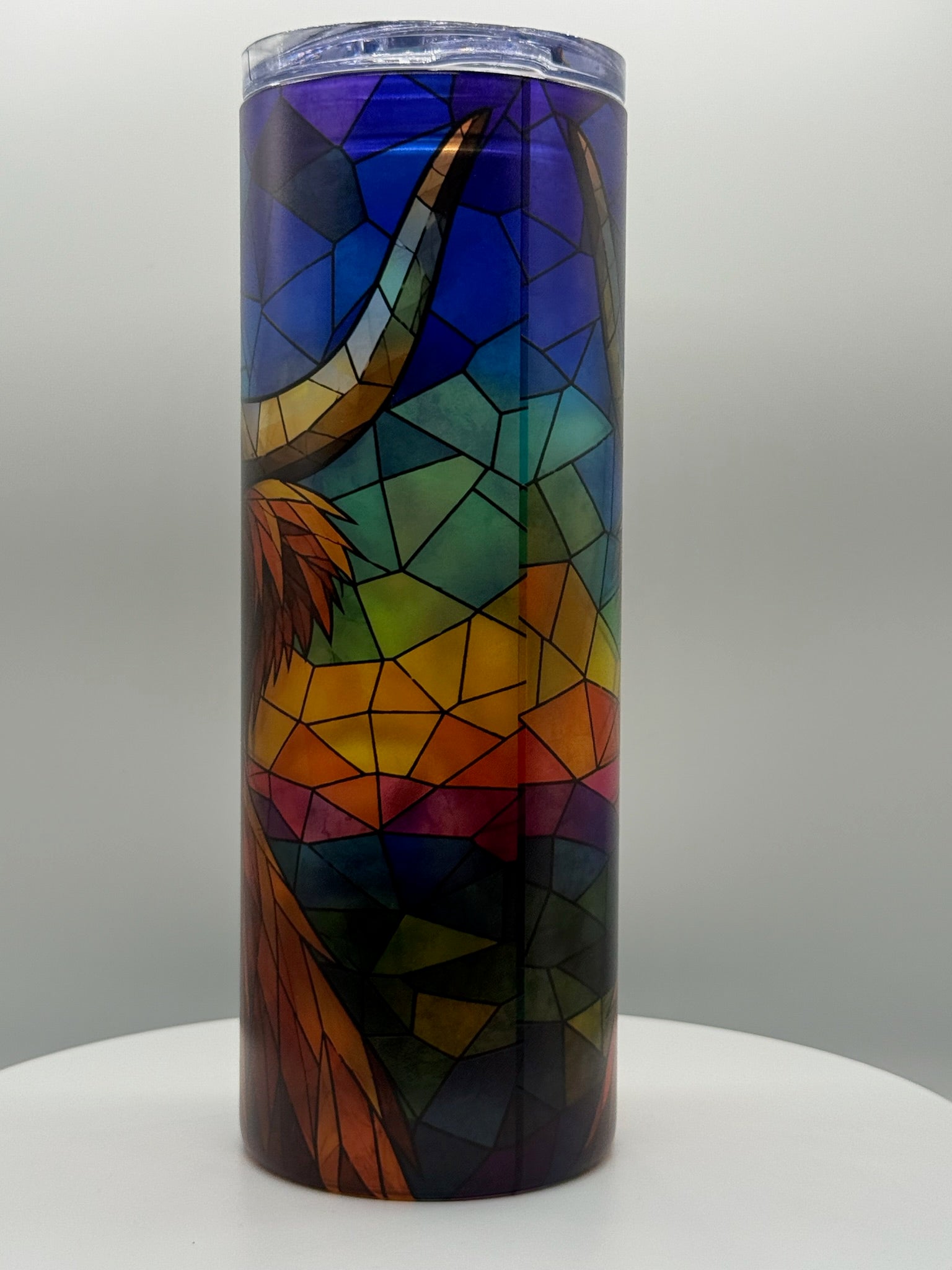Glass printed tumbler Hyland Cow