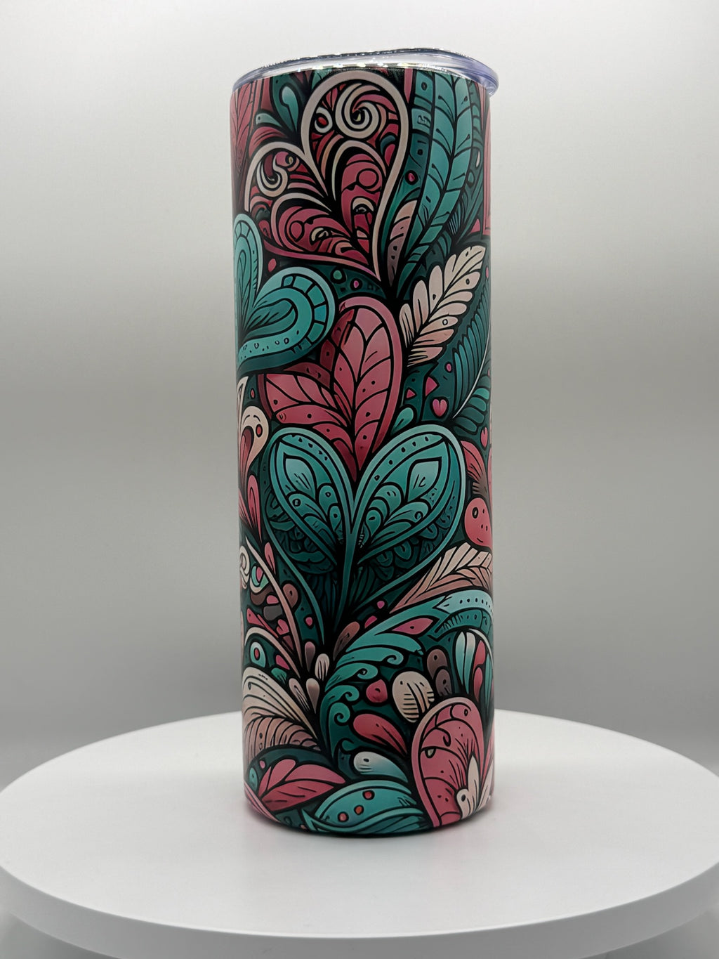 Stainless tumbler Boho hearts