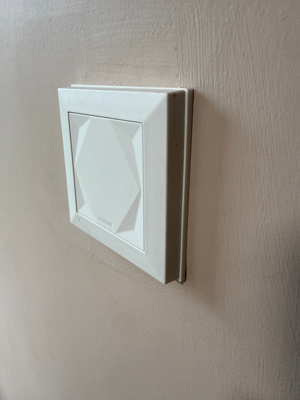 Loxone Touch Tree Back Plate | Wall Cover / Retrofit Plate | Black or White